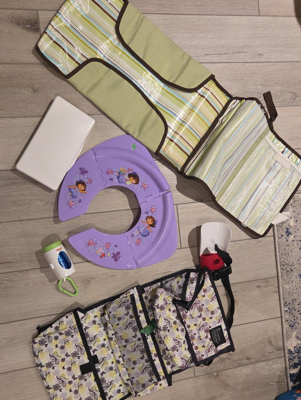 Kids Portable Potty Training Seat - Purple Dora Design